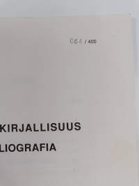 Ilmailukirjallisuus : bibliografia (numeroitu)