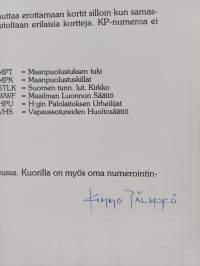 Postikorttiluettelo 1972-1988/kevät (signeerattu)
