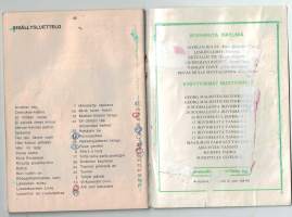 Toive lauluja  3.1971 / 88  Käytön jälkiä kansissa, lehdet tallella ehjät