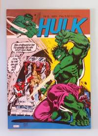 Hulk nr  8 1981.   (Sarjakuvat, ulkomaalaiset sarjakuvalehdet, sopiva keräilykappaleeksi, Hulk)