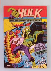 Hulk nr 8 1983 - Hulk &amp; Dr. Strange möter Paragon.   (Sarjakuvat, ulkomaalaiset sarjakuvalehdet, sopiva keräilykappaleeksi, Hulk)