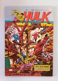 Hulk nr 1 1982 - Machine Man.   (Sarjakuvat, ulkomaalaiset sarjakuvalehdet, sopiva keräilykappaleeksi, Hulk)