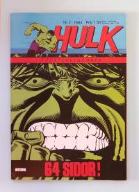 Hulk nr 2 1984 - Sportlovsnummer.   (Sarjakuvat, ulkomaalaiset sarjakuvalehdet, sopiva keräilykappaleeksi, Hulk)