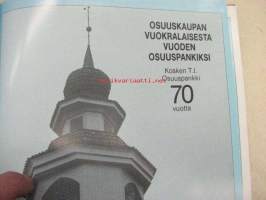 Osuuskaupan vuokralaisesta vuoden osuuspankiksi. Kosken T.l. Osuuspankki 70 vuotta