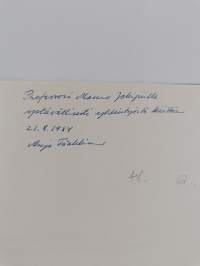Suomen sokeainkoulut ja niiden oppilaat vuosina 1865-1917 (signeerattu, tekijän omiste)