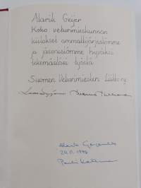 Anoen, taistellen, neuvotellen : veturimiesten ammattiyhdistystoiminnan kehitys vuoteen 1976 (signeerattu, tekijän omiste)