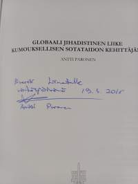 Globaali jihadistinen liike kumouksellisen sotataidon kehittäjänä (signeerattu, tekijän omiste)