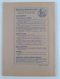 Historiallinen aikakauskirja vuosikerta 1952 (n:o 1-4)