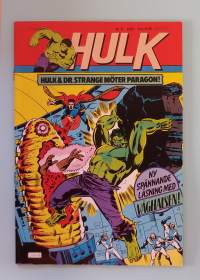 Hulk nr 8 1983. Hulk &amp; Dr. Strange möter Paragon.  (Sarjakuvat, ulkomaalaiset sarjakuvalehdet, sopiva keräilykappaleeksi, Hulk)