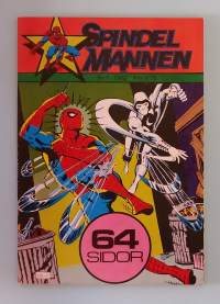 Spindelmannen nr 7 1982 - Mån Riddaren.  (Sarjakuvat, ulkomaalaiset sarjakuvalehdet, sopiva keräilykappaleeksi, Hämähäkkimies, Hämis)