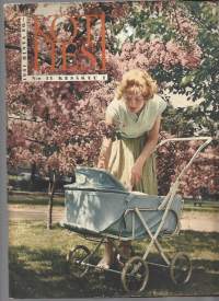 Kotiliesi 1961 nr 11 / Eila Kivikoski arkealogian professori, aidat ja portit, kankaanpainanta,