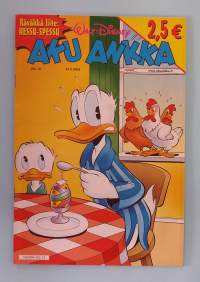 Aku Ankka n:o 13 2002 - Räväkkä liiute: Hessu-spessu.    (Sarjakuvat, sarjakuvalehdet, sopiva keräilykappaleeksi)