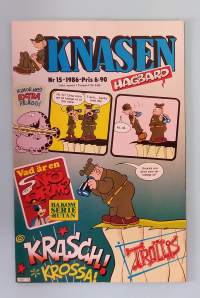 Knasen nr 15 1986.  (Sarjakuvat, ulkomaalaiset sarjakuvalehdet, sopiva keräilykappaleeksi, Masi)