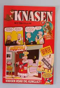 Knasen nr 8 1986.  (Sarjakuvat, ulkomaalaiset sarjakuvalehdet, sopiva keräilykappaleeksi, Masi)