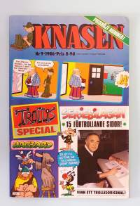 Knasen nr 9 1986.  (Sarjakuvat, ulkomaalaiset sarjakuvalehdet, sopiva keräilykappaleeksi, Masi)