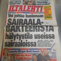 Iltalehti. Sairaalabakteerista hälytystila useissa sairaaloissa 11.6.1998