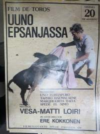 Uuno Epsanjassa (Uuno Turhapuro) -elokuvajuliste, Vesa-Matti Loiri