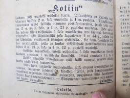 Sanomia Turusta 1852 &amp; 1853 vuosikerrat yhteissidoksena + puolivuosikerta 1881 &quot;Kotiin!&quot; oulussa ilmestynyttä kristillistä sanomalehteä