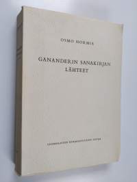 Gananderin sanakirjan lähteet