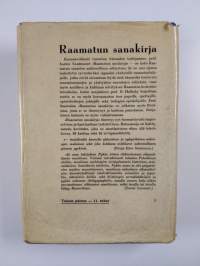 Raamatun sanakirja
