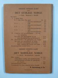 Oberst Nissens kart over det nordlige Norge : navnefortegnelse til hovedkartet