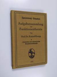 Aufgabensammlung zur Funktionentheorie, 1 - Aufgaben zur elementaren Funktionentheorie