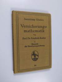 Versicherungsmathematik, 1 - Elemente der Versicherungsrechnung