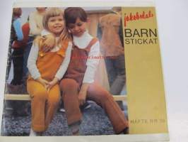 Jakobsdals barn stickat, häfte nr 39