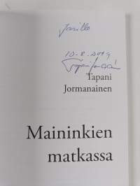 Maininkien matkassa (signeerattu, tekijän omiste)