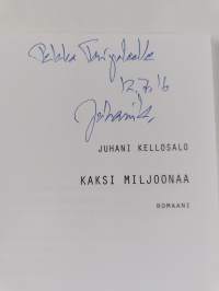 Kaksi miljoonaa (signeerattu, tekijän omiste)