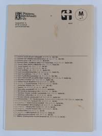 Kirjojen postimyyntiluettelo n:o 72 kesä 2009