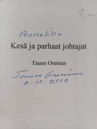 Kesä ja parhaat johtajat (tekijän omiste)
