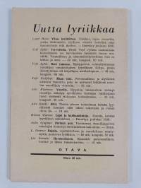 Hiljainen runo : runoja
