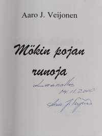 Mökin pojan runoja (signeerattu, tekijän omiste)