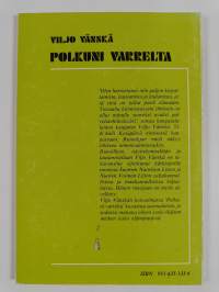 Polkuni varrelta : runoja (signeerattu, tekijän omiste)