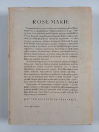 Rose-Marie : kirjeromaani