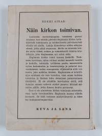 Näin kirkon toimivan