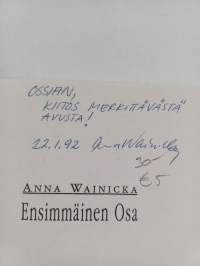 Ensimmäinen osa : Jyväskylän ylioppilasteatteri 1960-1988 (signeerattu, tekijän omiste)