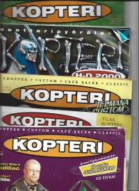 Kopteri moottoripyörälehtiä 5 kpl erä
