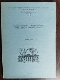 Hallintopakosta ja pakkokeinoista välillisessä julkishallinnossa