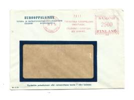 Eurooppalainen Tavara- ja Matlavakuutud Oy - firmakuori 1955