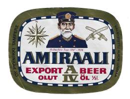 Heihachiro Togo 1847-1934  Amiraali A IV  Olut -  olutetiketti