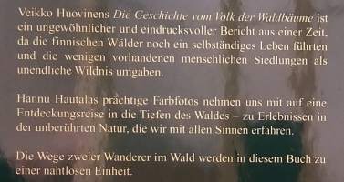 Die Geschichte vom Volk der Waldbäume.  (Luontovalokuvateos, Suomen luonto)