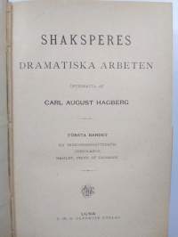 Shaksperes dramatiska arbeten 1-12 (6 band)
