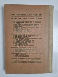 Ruotsinkielen alkukirja : 2-vuotista kauppakoulua, apulaiskursseja, seminaareja y. m. varten