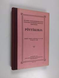 Suomen sosialidemokratisen puolueen kuudennen edustajakokouksen pöytäkirja - kokous pidetty Kotkassa 8-13 p:nä syyskuuta 1909