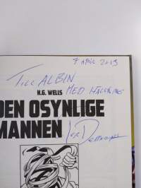 Den osynlige mannen (signeerattu, tekijän omiste)