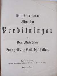 Kyrko-Postilla - Fullständig årgång utwalda predikningar ur Doct. Martin Luthers Evangelii- och epistel-postillor