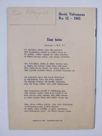 Herää valvomaan 12/1965