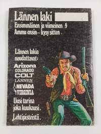 Lännensarja 8/1975 : Vain veriset jäljet jää